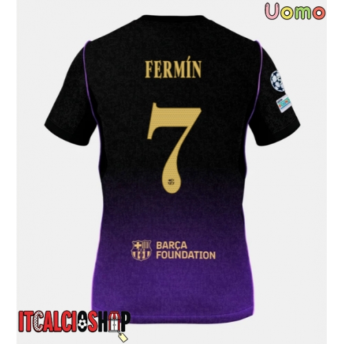 Barcelona Fermin Lopez #7 Seconda Maglia 2026-27 Manica Corta